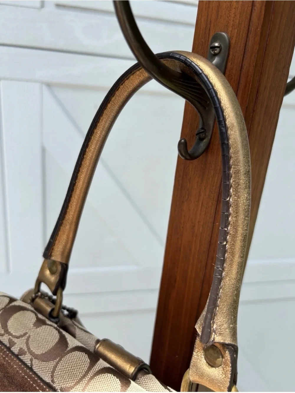 Coach Y2K Signature C Boston LIMITED EDITION 2004 Double Handles #1494 Bag - Picture 10 of 14